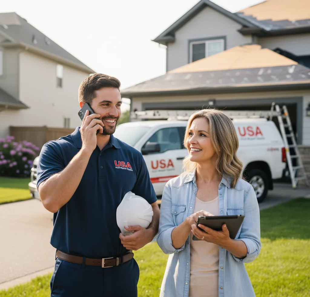 USA Roof Repair Experts customer support in Mountainside